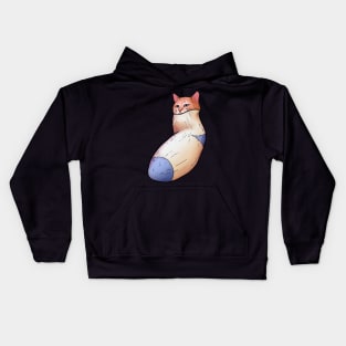 Cat in a sock Kids Hoodie